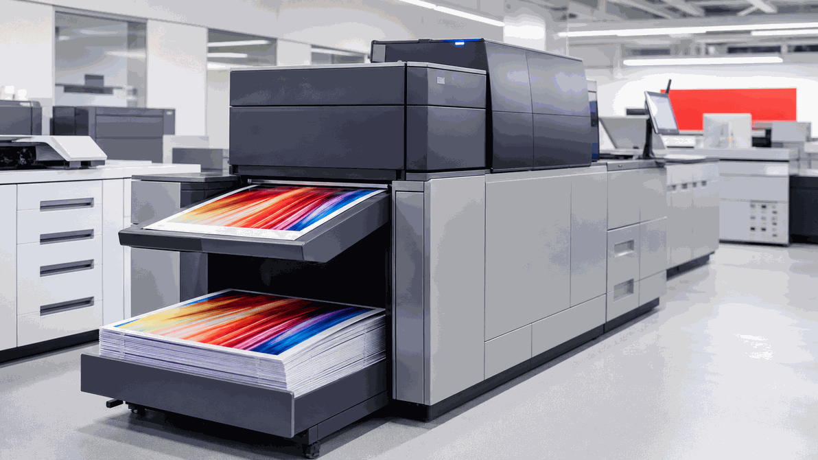 Colour production press