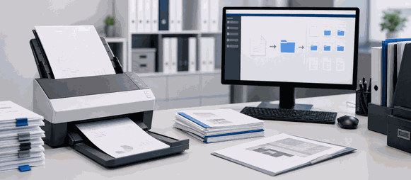 Office scanning workflow